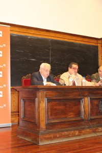 Luis Arias de Velasco, durante su intervención